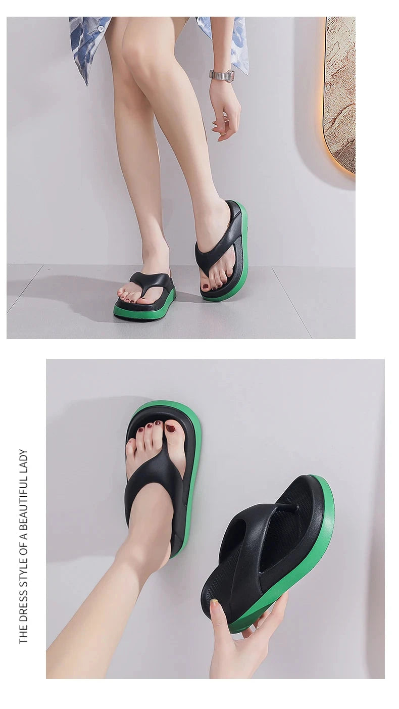 Woman flip flops Popular Design Shoes 2024 trend Casual GlowCart