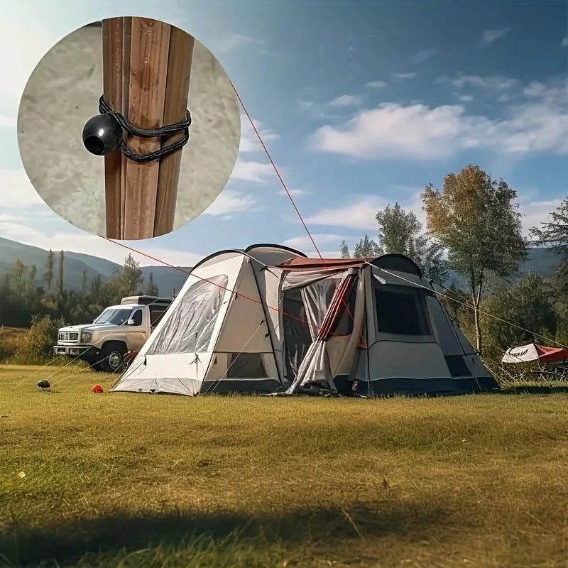 10pcs Bungee Ball Tarps Canvas Tarpaulin Flagpole Ties Cord GlowCart