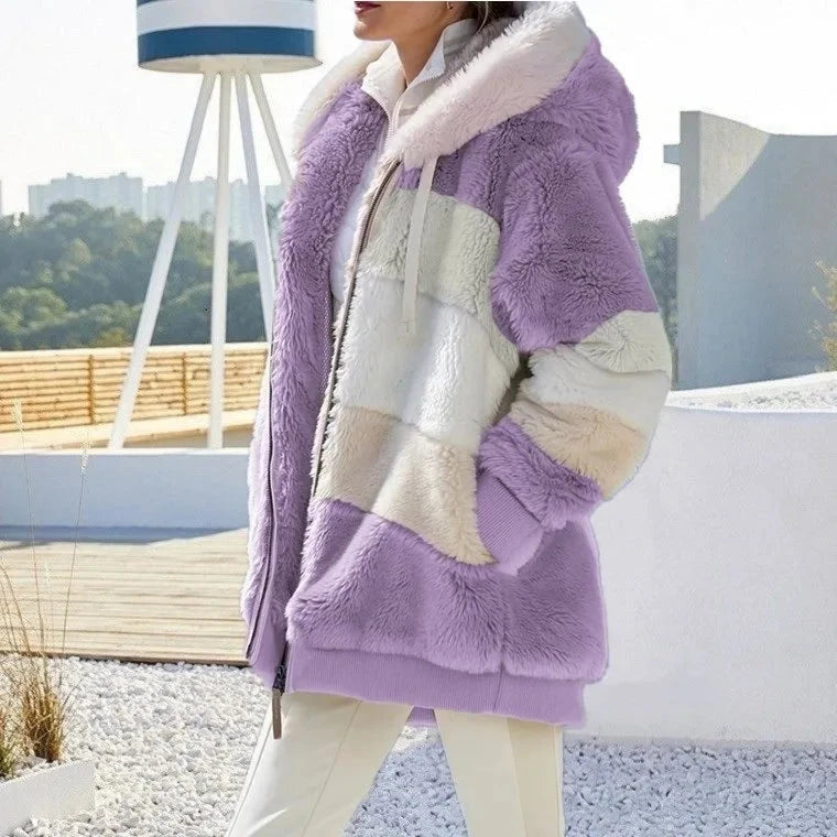 Oversized Jacket for Women 2023 New Autumn Winter Warm Plush GlowCart