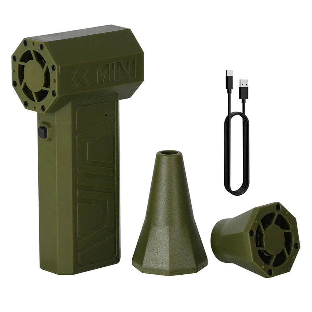 130000RPM Mini Fan Electric Air Duster Adjustable wind speed GlowCart