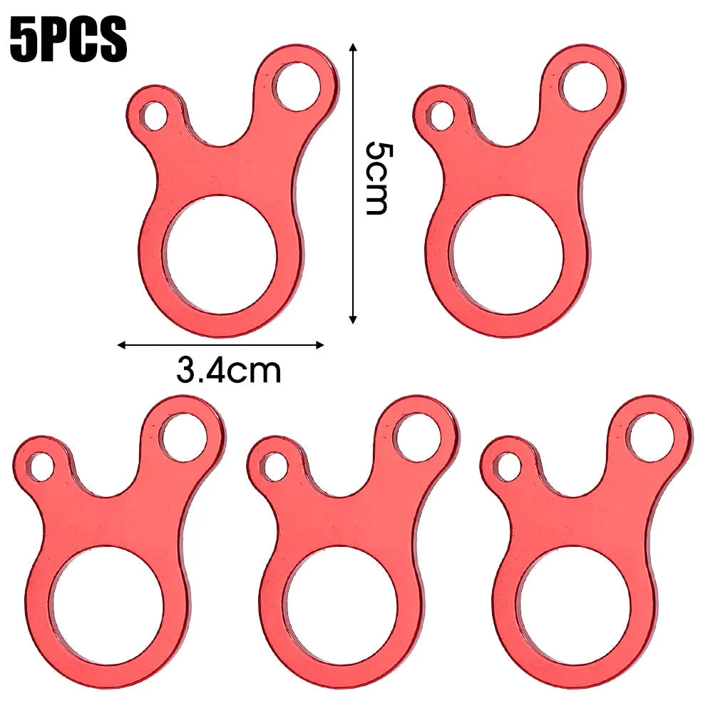 5/10pcs Tent Wind Rope Buckle 3 Hole Outdoor Camping GlowCart