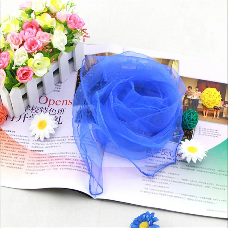 Practical 6 colors Gymnastics Scarves For Outdoor Game Toys Dancing And Juggling Towels Candy Colored Gym Towel Dance Gauze GlowCart