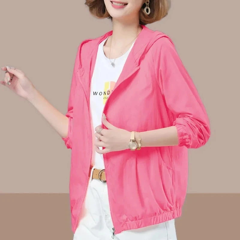 Women's Jacket 2024 New Summer Sun Protection Thin Coat GlowCart